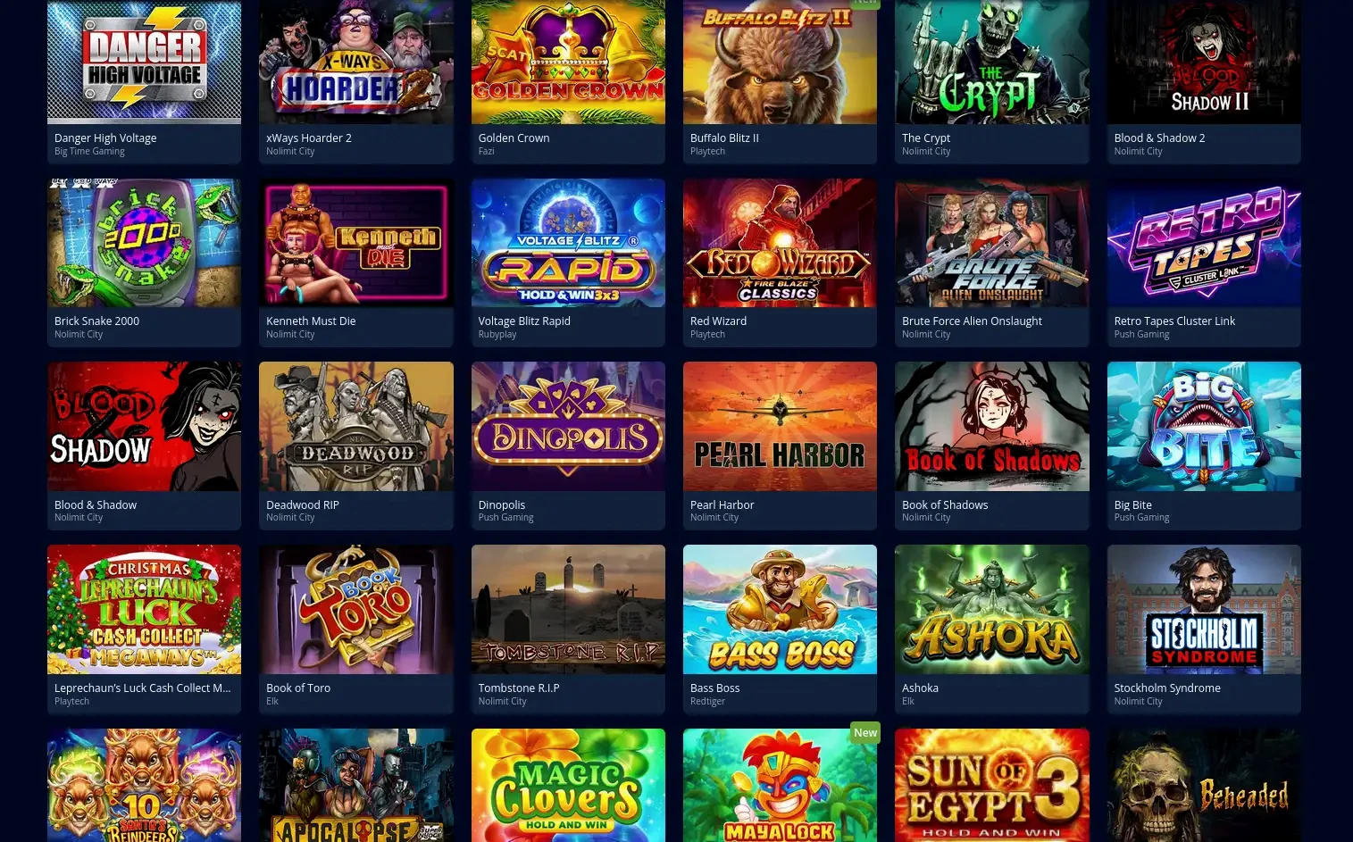 Truefortune Online Casino Spielübersicht