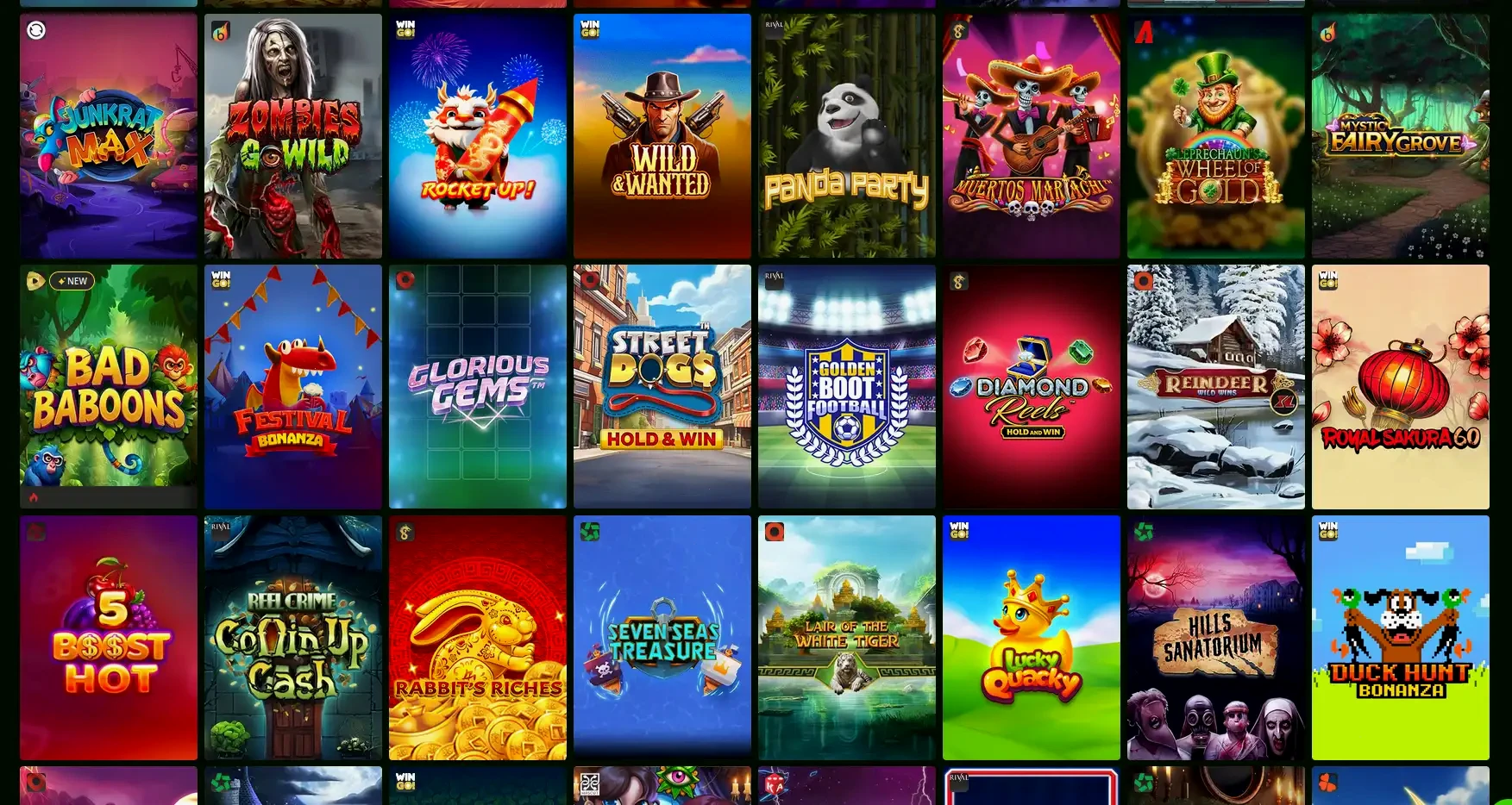 Truefortune Casino App Spielübersicht auf dem Smartphone